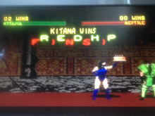 Load image into Gallery viewer, Mortal Kombat 2 - Kitana Birthday Cake FRIENDSHIP